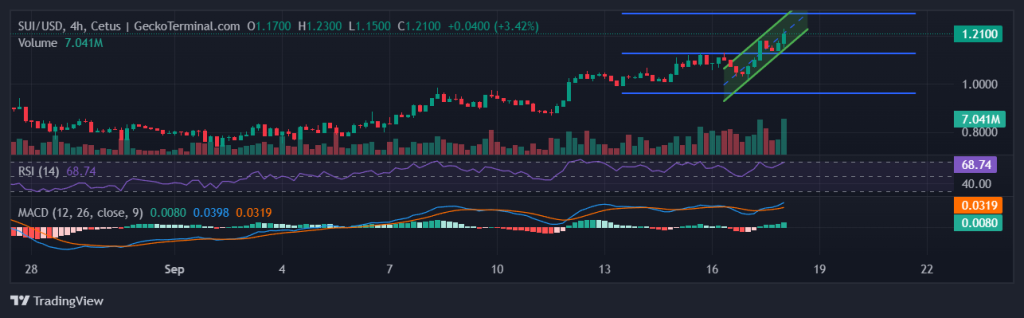 sui koers verwachting