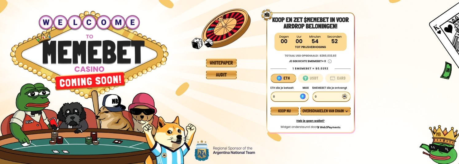 Presale Memebet Token $MEMEBET