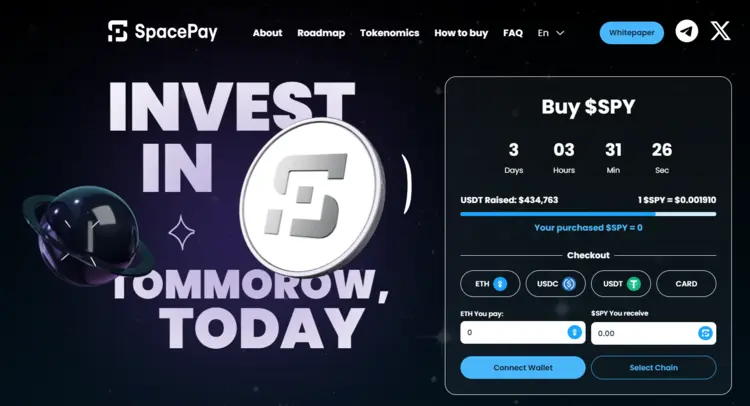 spacepay veelbelovende cryptomunten - nieuwe crypto projecten met toekomst