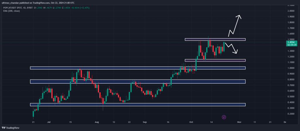 Technische analyse Popcat