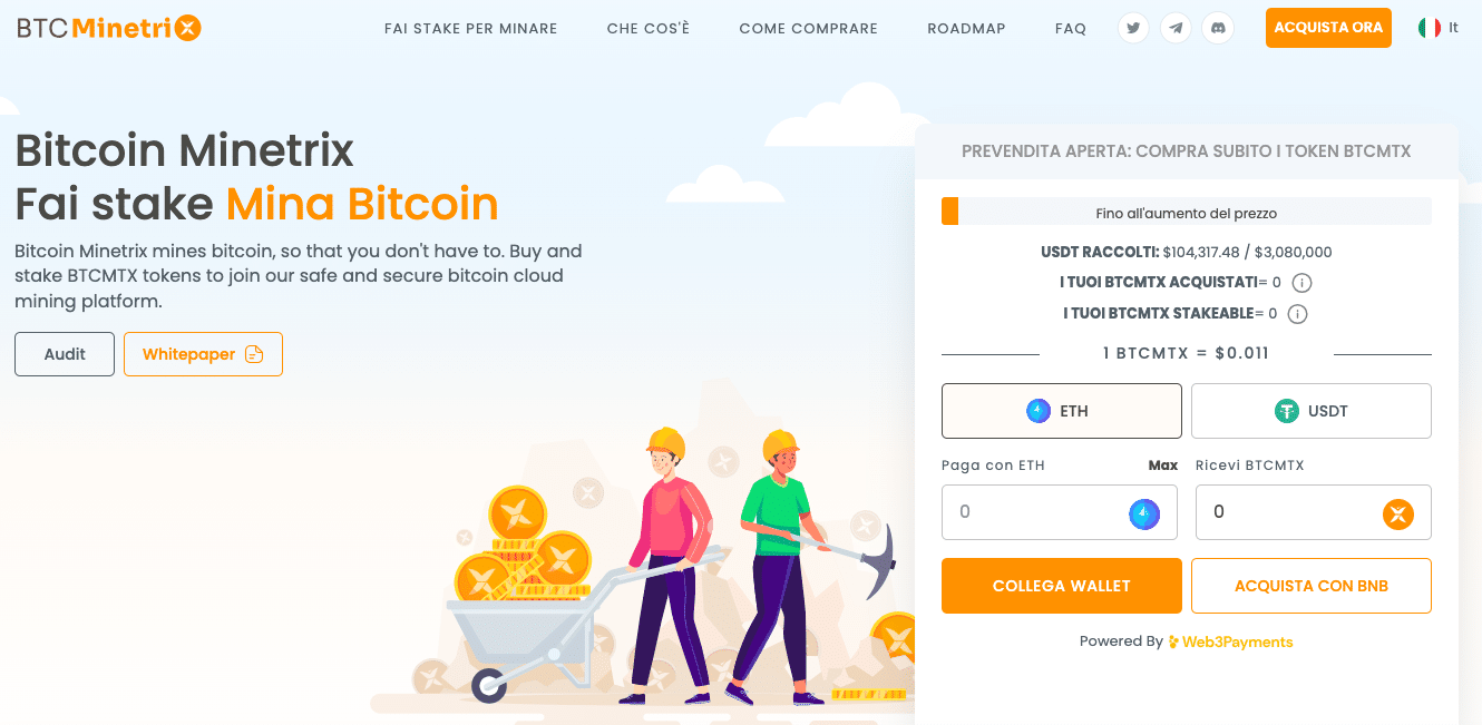 bitcoin minetrix crypto presale