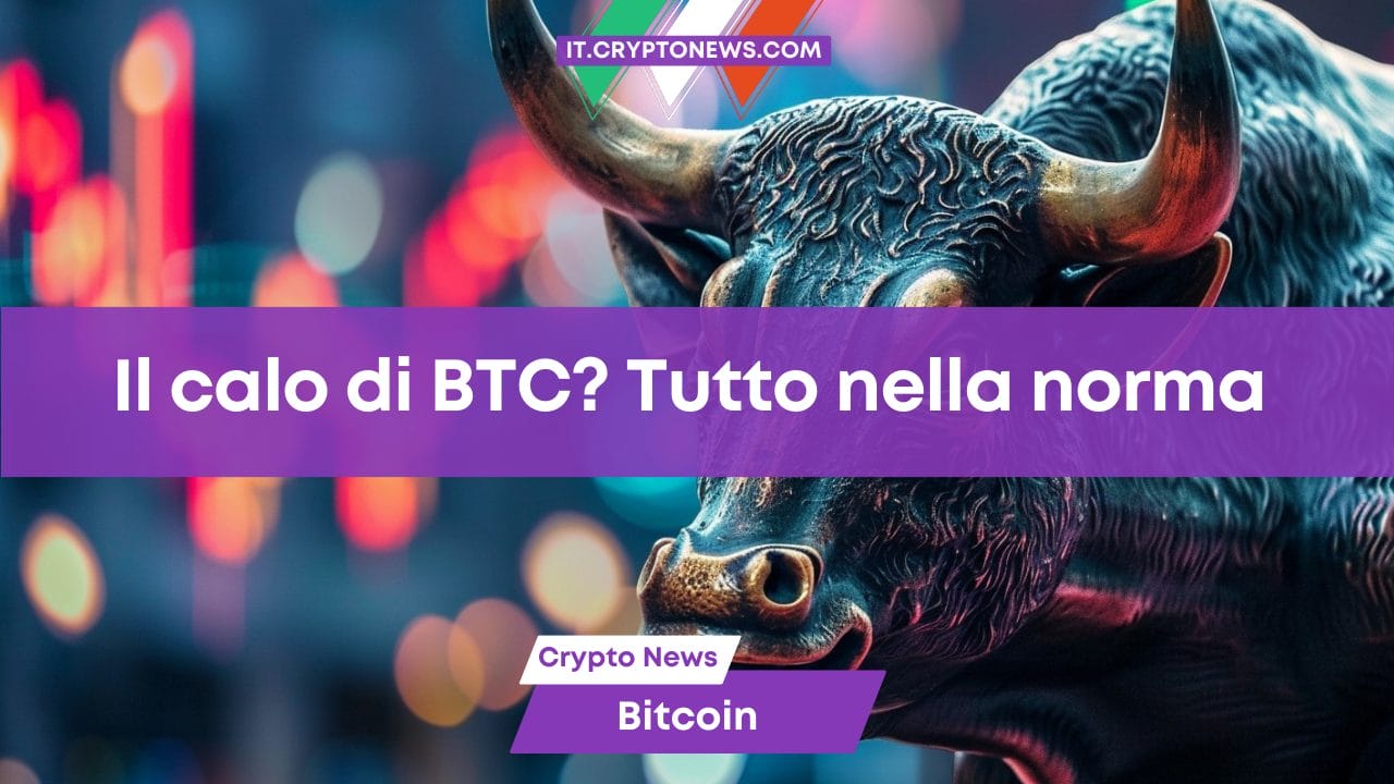 Il calo di BTC? Tutto nella norma