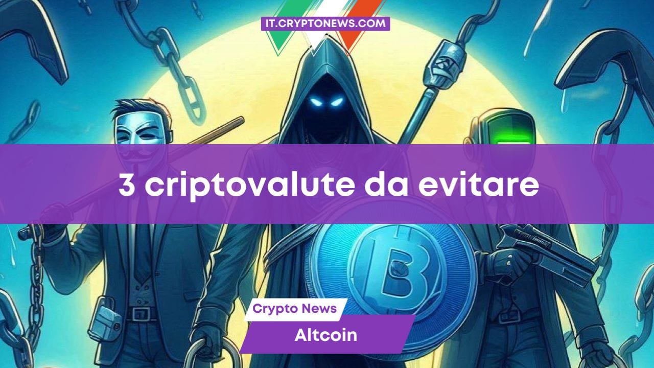 3 criptovalute da evitare