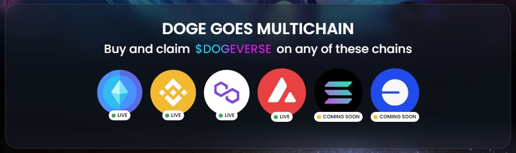 سلاسل الكتل المتوافقة مع Dogeverse