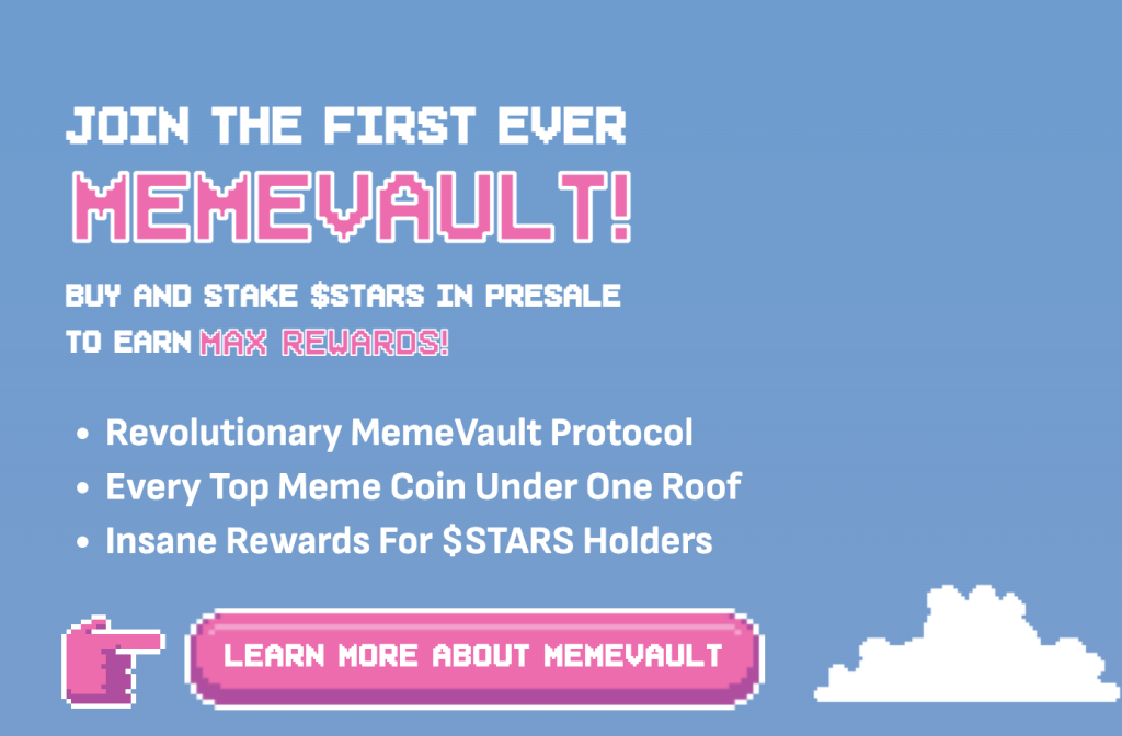 إعلان ترويجي لبروتوكول MemeVault يوضح ميزاته