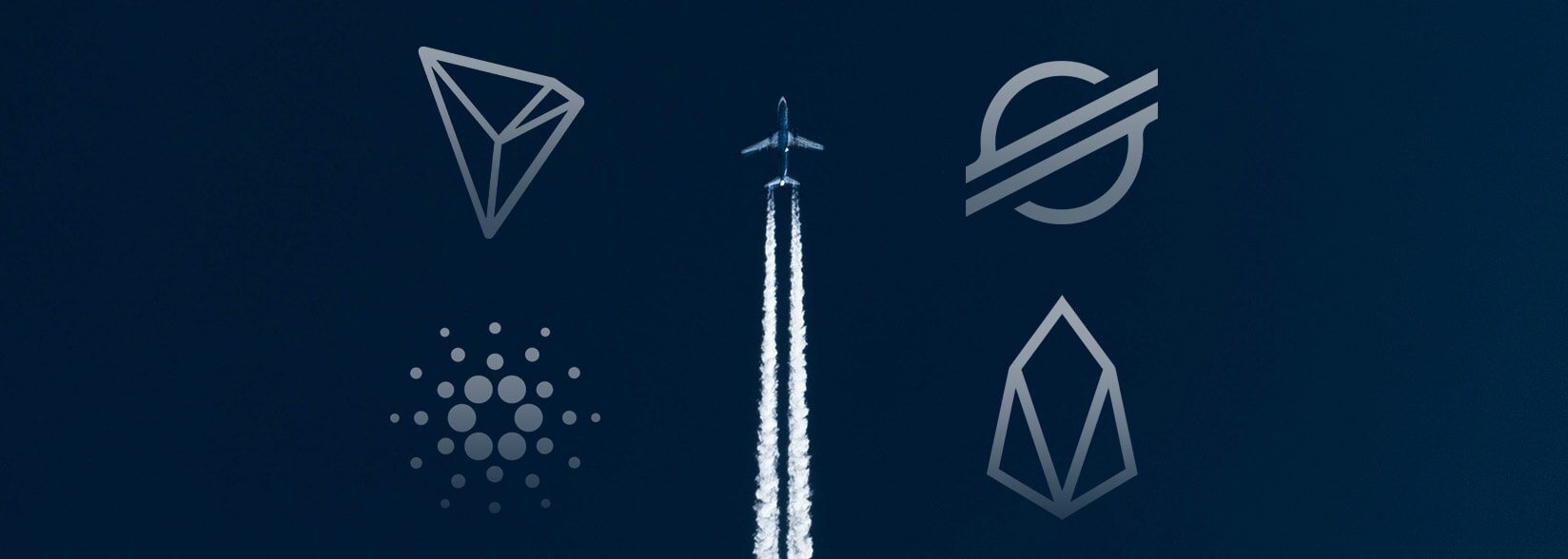 EOS, XLM, ADA, and TRX are showing signs of liftoff