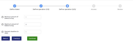 Choose whether it is a public or private operation