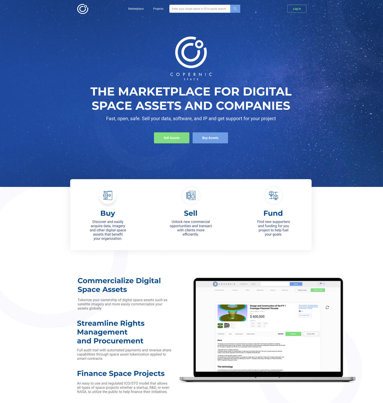 Copernic Space Website