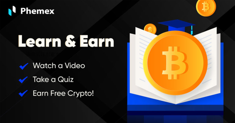 Start learning about crypto – for Phemex’s rewards