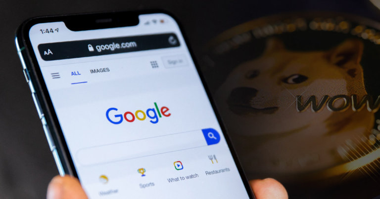 Dogecoin (DOGE) ranks number one by Google searches in the U.S