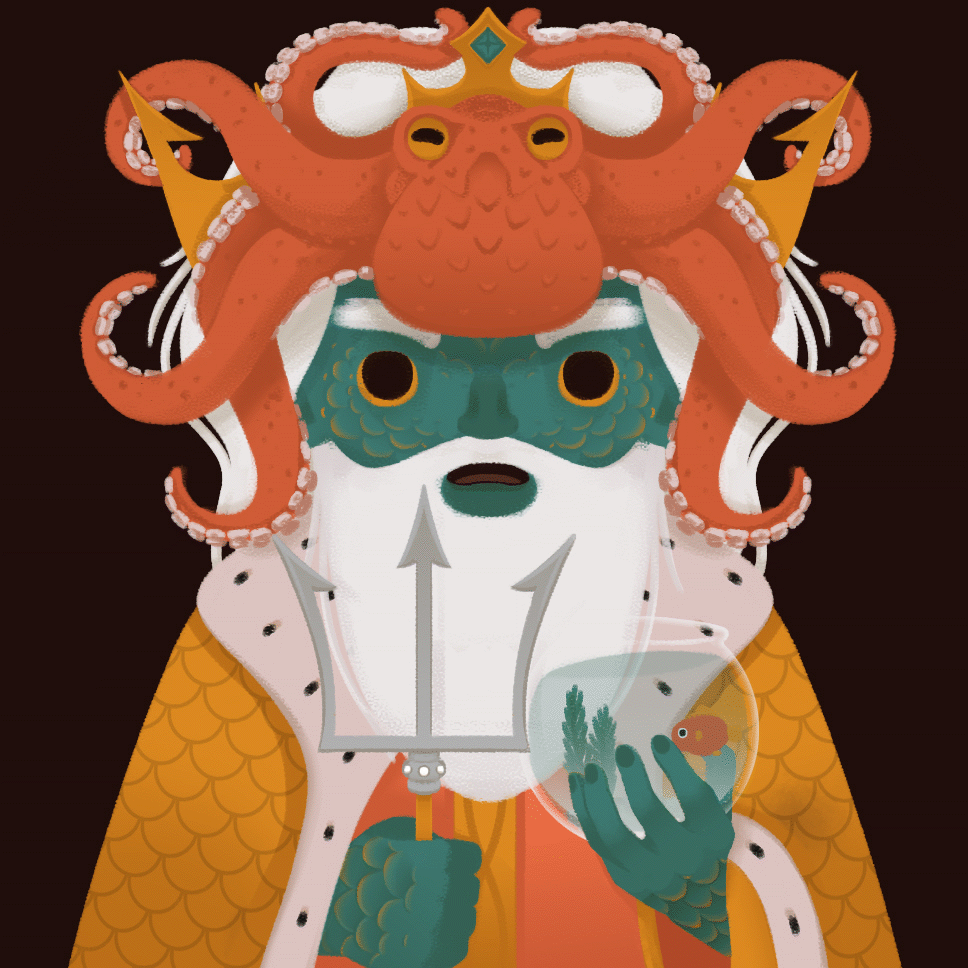 Kusama King #019 - Sea King