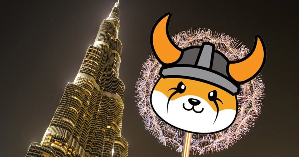 Memecoin Floki Inu bags promotion on Dubai’s Burj Khalifa
