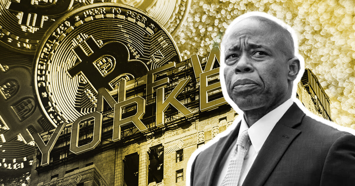 NYC mayor fulfills promise to receive paycheck in Bitcoin