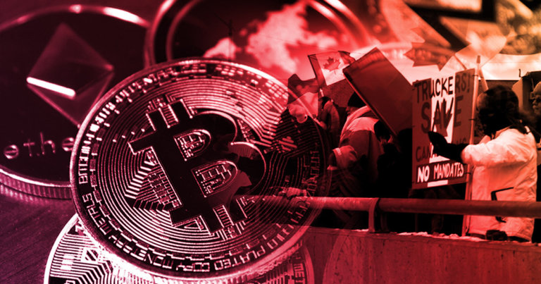 Canadian Police to block cryptocurrency transactions amid truckers protest