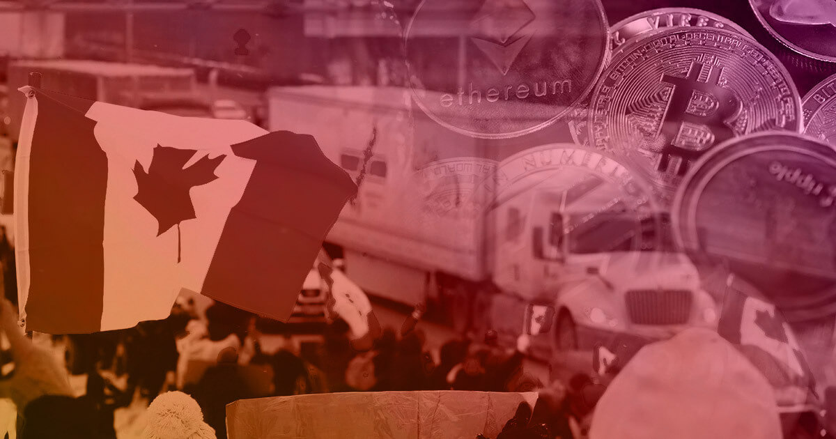 Canadian protestors respond to emergency crypto measures with the Freedom Convoy Token