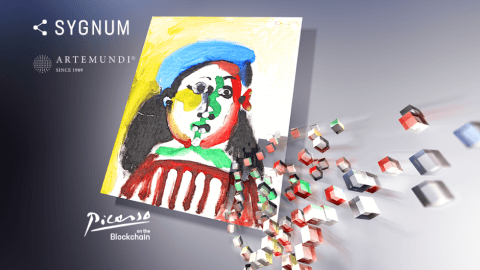 Sygnum, Picasso, Fillette au béretn, tokenization, blockchain