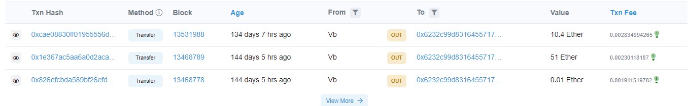 Vitalik VB Wallet