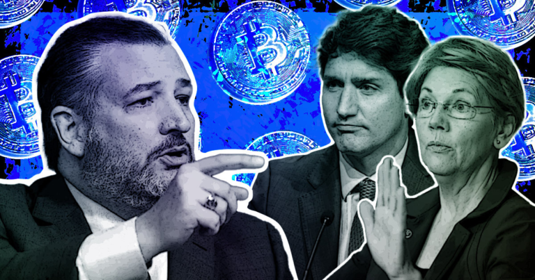 Senator Ted Cruz says 'Left hates Bitcoin,' puts Justin Trudeau, Elizabeth Warren on blast