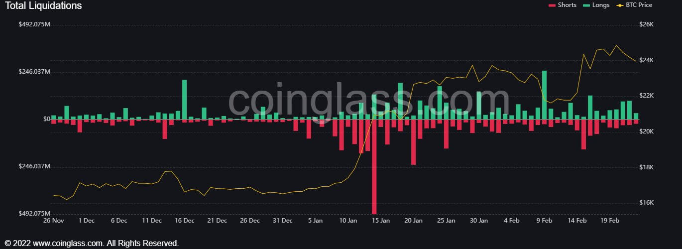 Liquidations: (Source: CoinGlass)