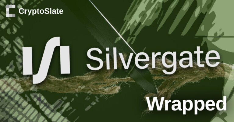 CryptoSlate Wrapped Daily: Coinbase cuts ties with Silvergate; other firms join exodus