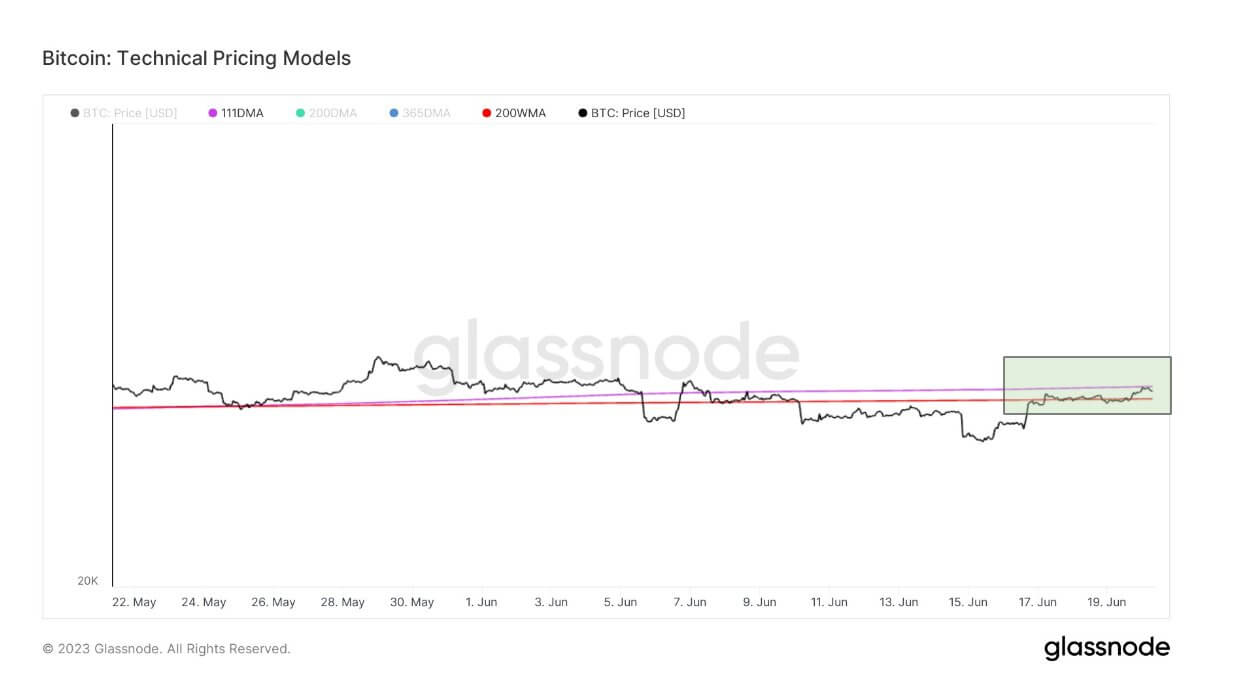 Pricing Model: (Source: Glassnode)