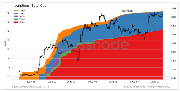 Total Count: (Source: Glassnode)