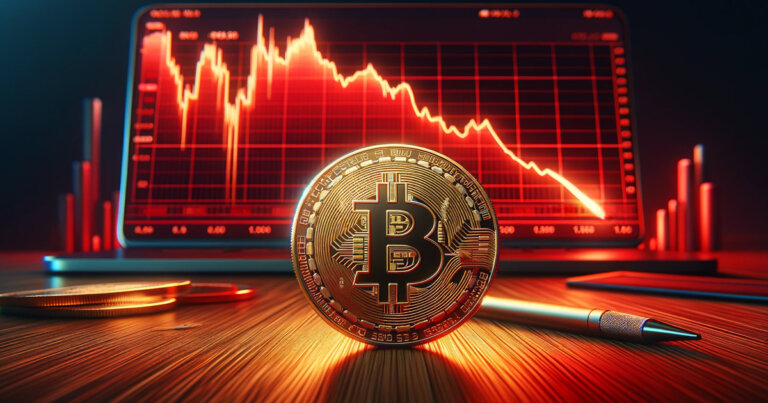 Bitcoin falls to monthly lows triggering $464 million in liquidations amid global market jitters