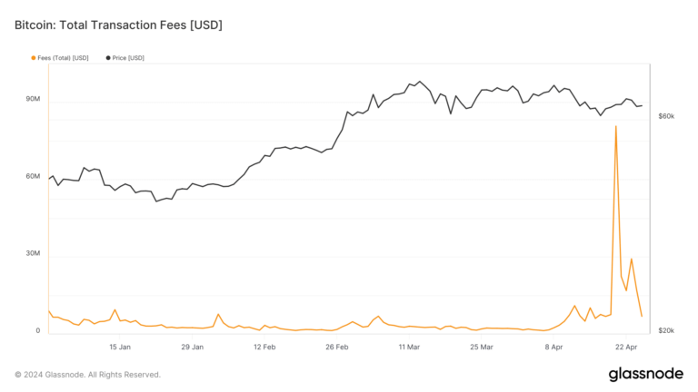 Surge in Bitcoin fees short-lived as Runes transactions dip