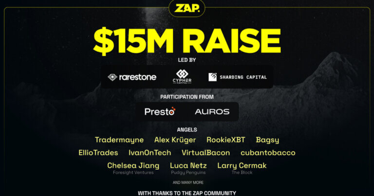 ZAP Secures $15M to Build Reputation-Based Token Distribution Protocol