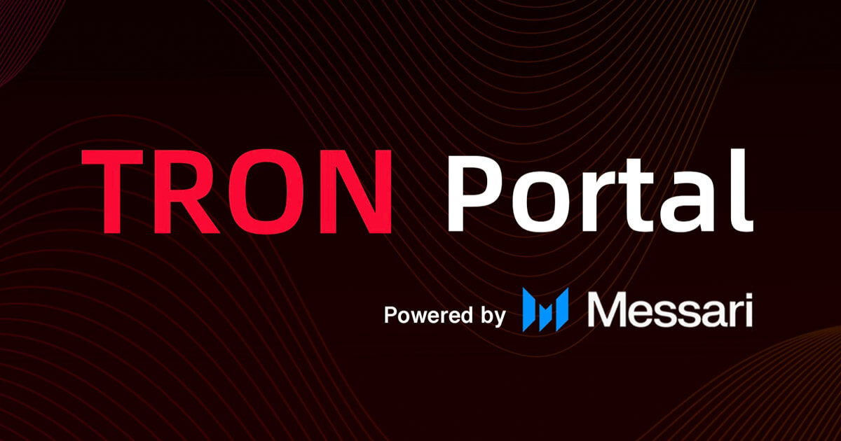 TRON DAO Unveils Official Research Portal On Messari