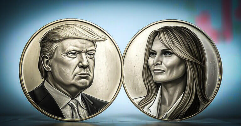 TRUMP and MELANIA memecoin futures explode with over $50 billion in volume