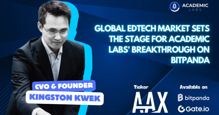 Global EdTech Market Sets the Stage for Academic Labs($AAX)’ Breakthrough on Bitpanda
