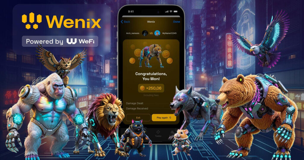 WeFi Launches Wenix, A Telegram Game Directly Contributing to Token Mining