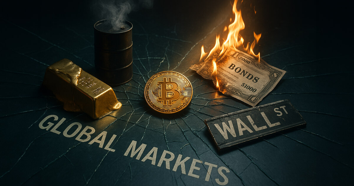 Tariffs caused Bitcoin to decline less than equities or oil yet more than bonds and gold