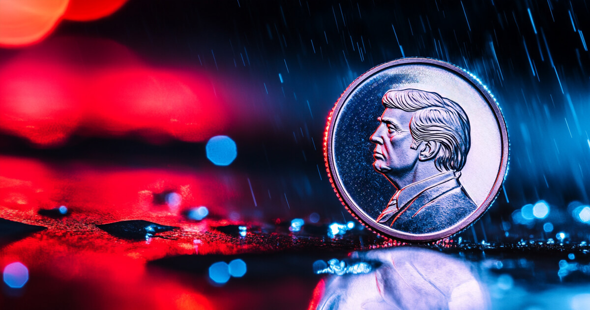Official TRUMP memecoin drops 10% as tariffs raise economic risk indicators