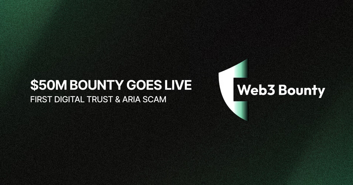 $50M Bounty Goes Live on Web3Bounty.io to Trace Misappropriated Funds Linked to FDT and Aria
