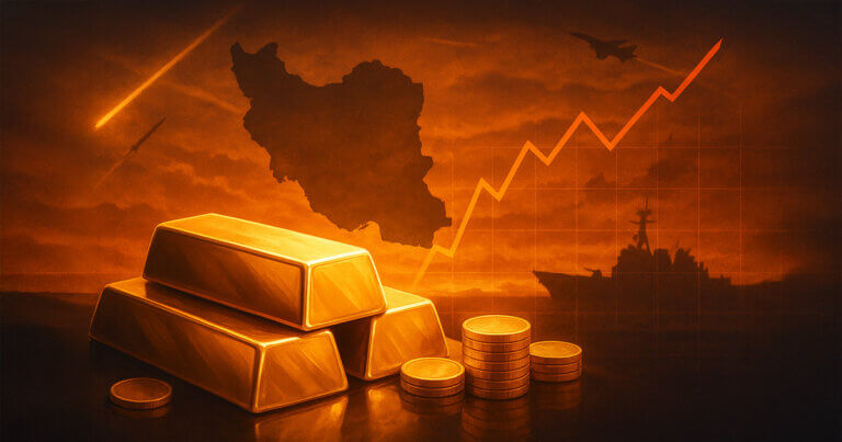 Gold price nears all-time high amid fears of broader regional Middle Eastern conflict 