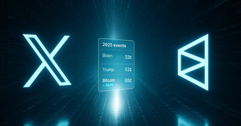 X and Polymarket partner up to bring decentralized prediction markets to social media