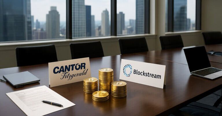 Cantor Fitzgerald SPAC nears $4B deal with Blockstream’s Adam Back to amass 30,000 Bitcoin