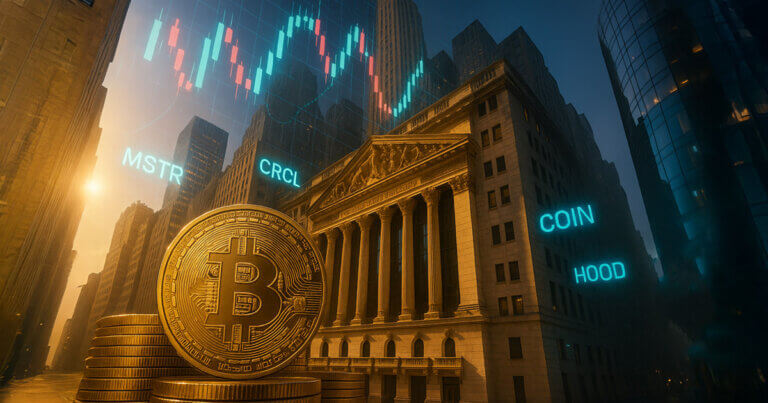 Crypto stocks outshine Bitcoin with 119% YTD spike