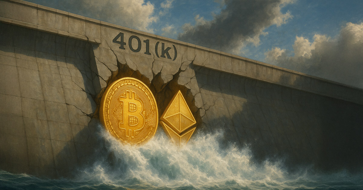 Trump 401k order to drive up to $122 billion into Bitcoin, Ethereum through default flows