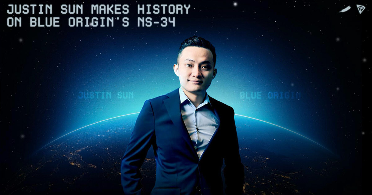 Justin Sun Makes History as Youngest Chinese Commercial Astronaut with Blue Origin’s NS-34 Spaceflight