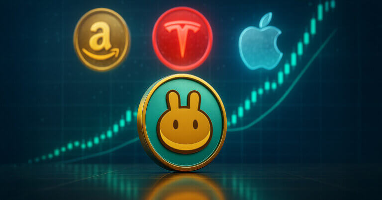 PancakeSwap launches tokenized stock futures for Apple, Tesla, Amazon with 25x leverage