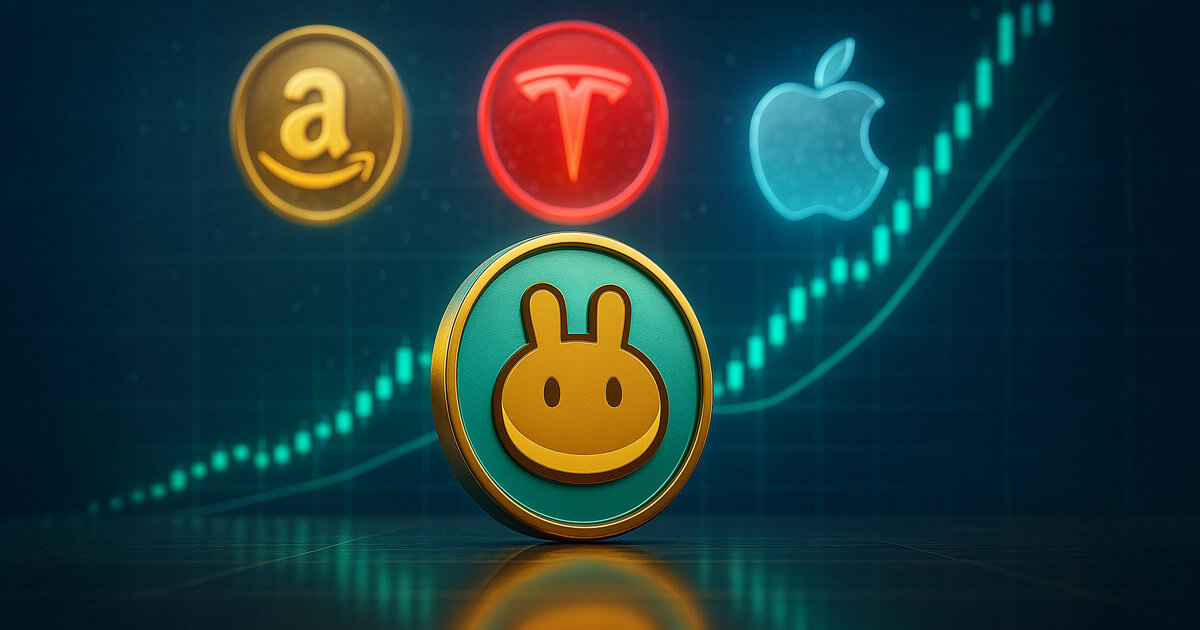 PancakeSwap launches tokenized stock futures for Apple, Tesla, Amazon with 25x leverage