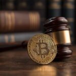 bitcoin with gavel