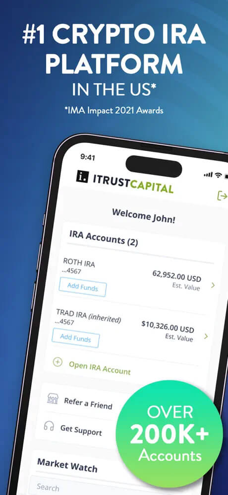 iTrustCapital screenshot