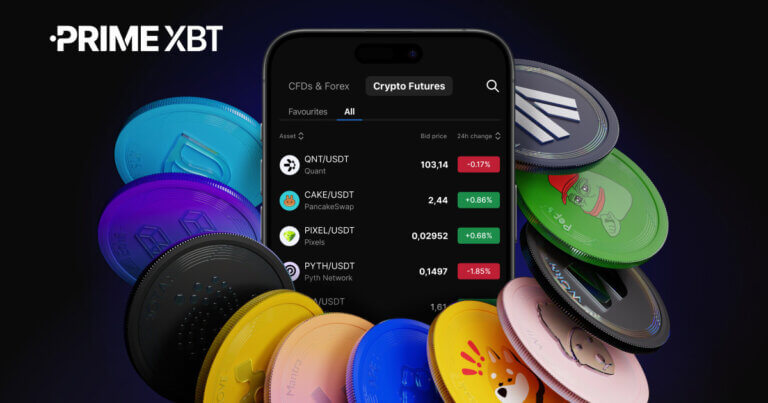 PrimeXBT Expands Crypto Futures with 101 New Coins, Delivering Best-in-Class Trading Conditions
