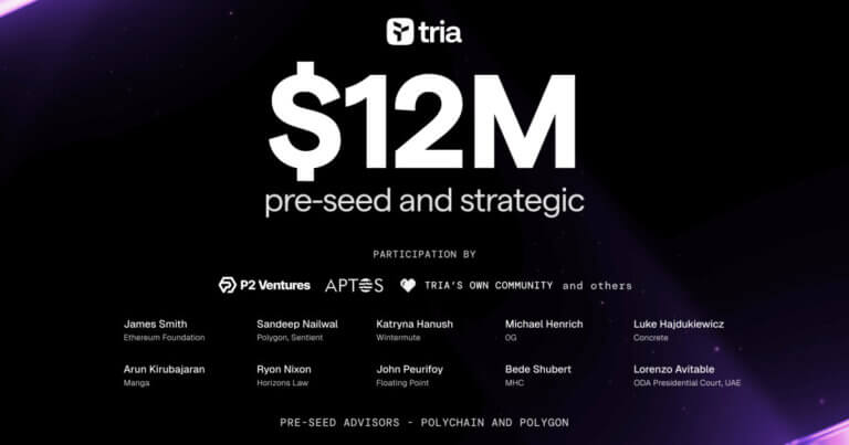 Tria raises $12M to be the leading self-custodial neobank and payments infrastructure for humans and AI.