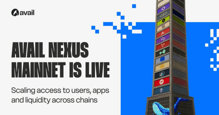 Avail Launches Nexus Mainnet, Unifies Liquidity Across Ethereum, Solana, EVMs