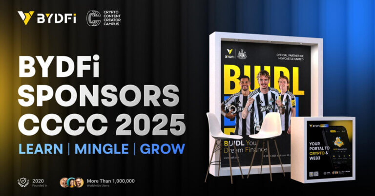 BYDFi Joins CCCC Lisbon 2025 as Sponsor, Empowering Creators and Web3 Education